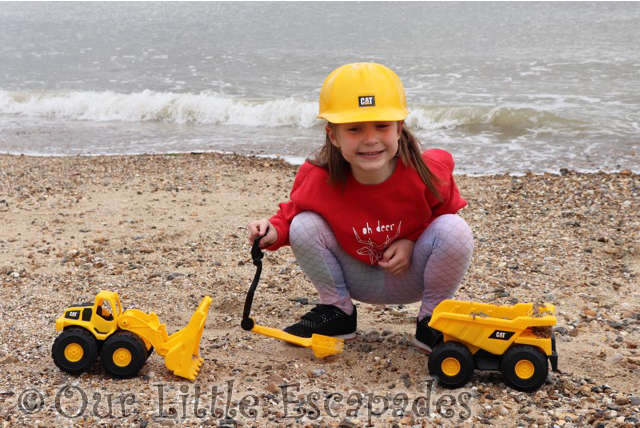 little e wheel loader dump truck caterpillar construction toys