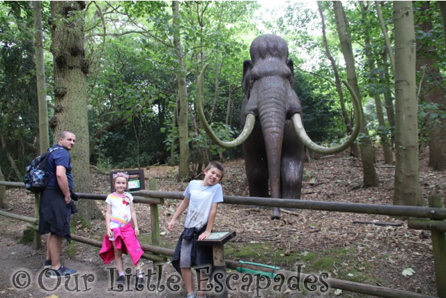 darren ethan little e woolly mammoth neanderthal walk roarr dinosaur adventure