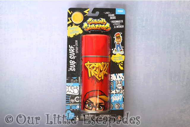 SUBWAY SURFERS SPRAY CREW JAKE AND TRICKY 4” FIGURE INSIDE THE CAN BRAND NEW