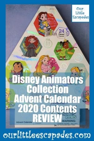 Disney Animators Collection Advent Calendar 2020 Contents REVIEW