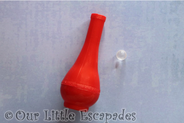 bottle small rubber ball