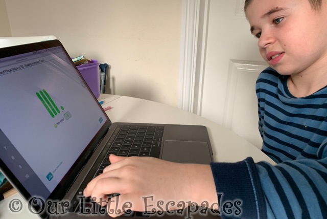 ethan playing mathletics 2021 Week 1