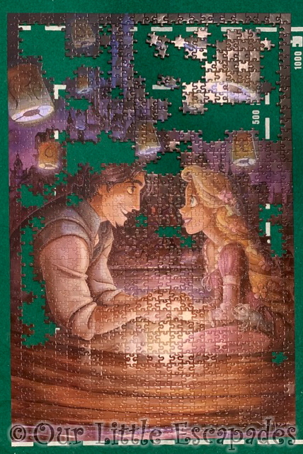 haly way through tangled 10th anniversary walt disney world puzzle