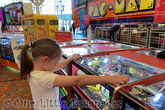 little e penny machine amusement arcade First Family Holiday at Butlin's