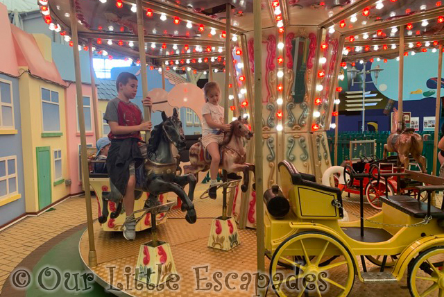 ethan little e carousel little stars fairground butlins