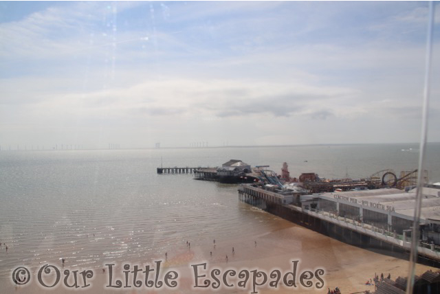 clacton pier beach view