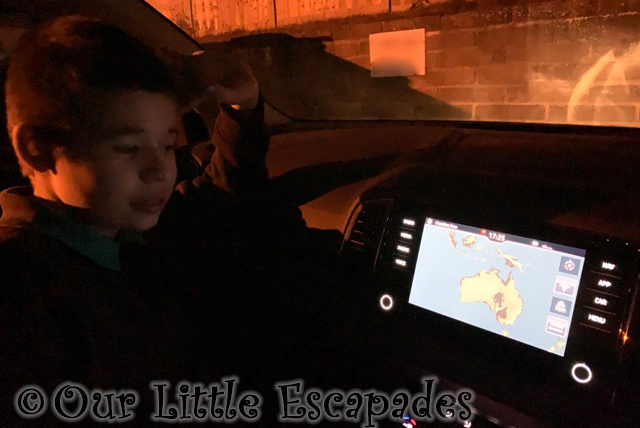 ethan showing australia car sat nav 2022 Week 2