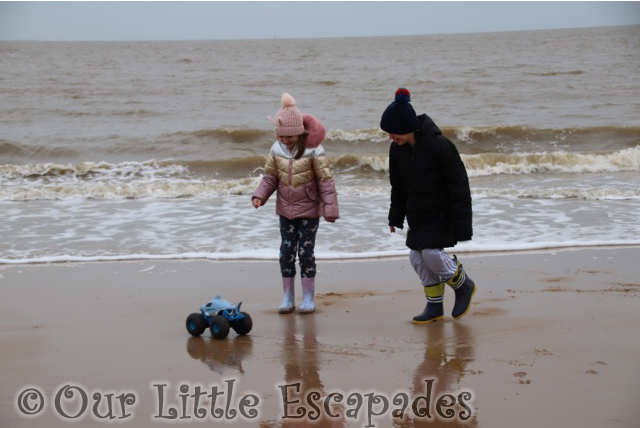 little e ethan chasing monster jam megalodon frinton beach January 2022