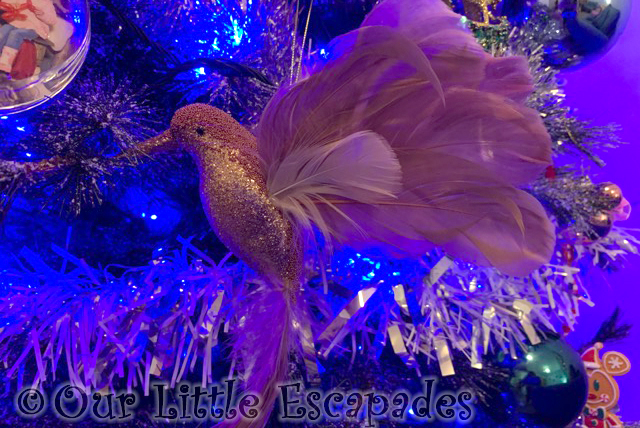 pink bird christmas decoration 2021 christmas tree