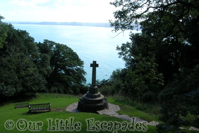 stone cross memorial garden