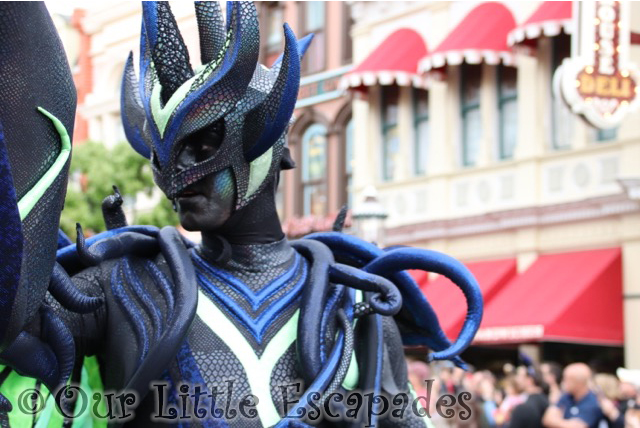 dancer dressed bramble disney stars parade