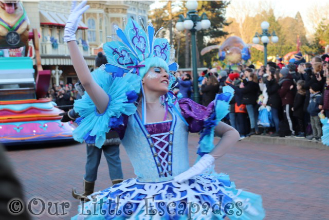 dancer dressed snowflake