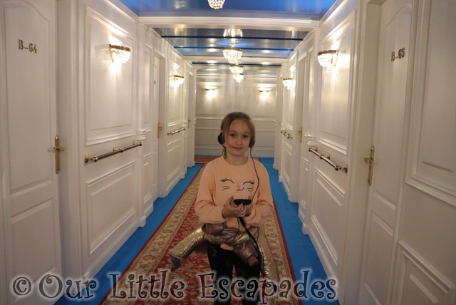 little e first class interior corridor titanic