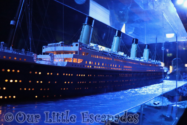 titanic scale model titanic exhibition london