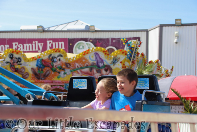 little e ethan twister ride clacton pier