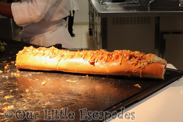 giant hot dog