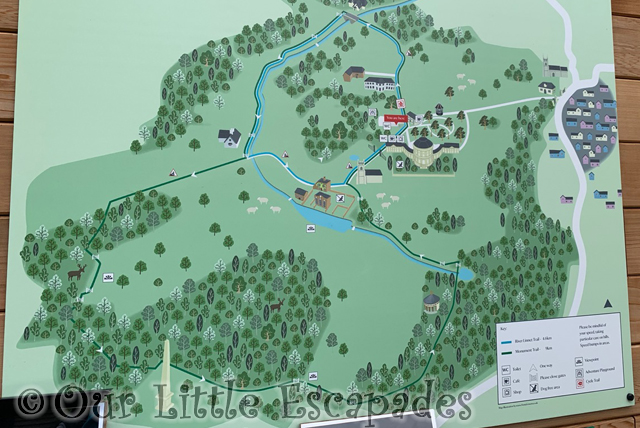 ickworth estate cycle trails map