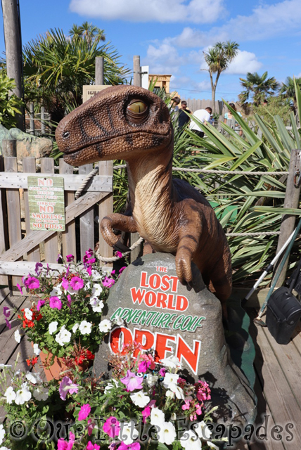 velociraptor lost world adventure golf hemsby