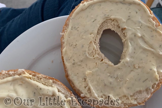 cream cheese bagel