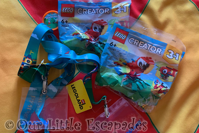 lego creator parrot legoland windsor hotel lanyards legoland hotel room gifts