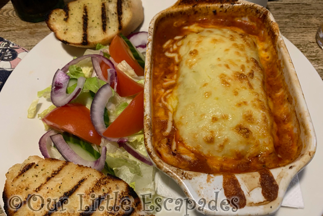 lasagna salad garlic bread project 365 2023